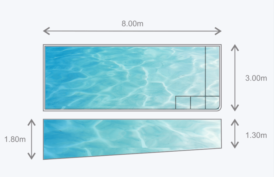 Kiwi Dream 8 pool plan