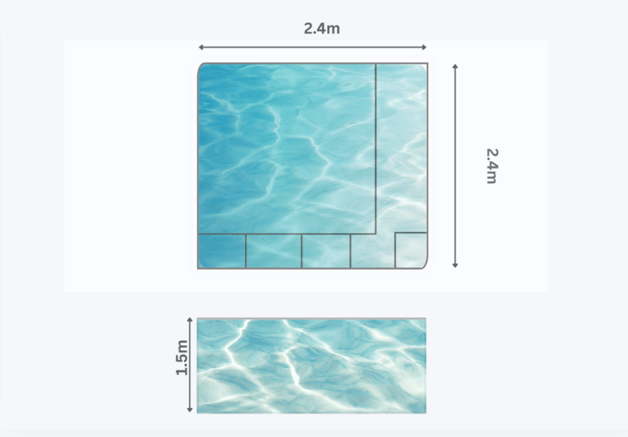 Kiwi Urban 2 pool plan